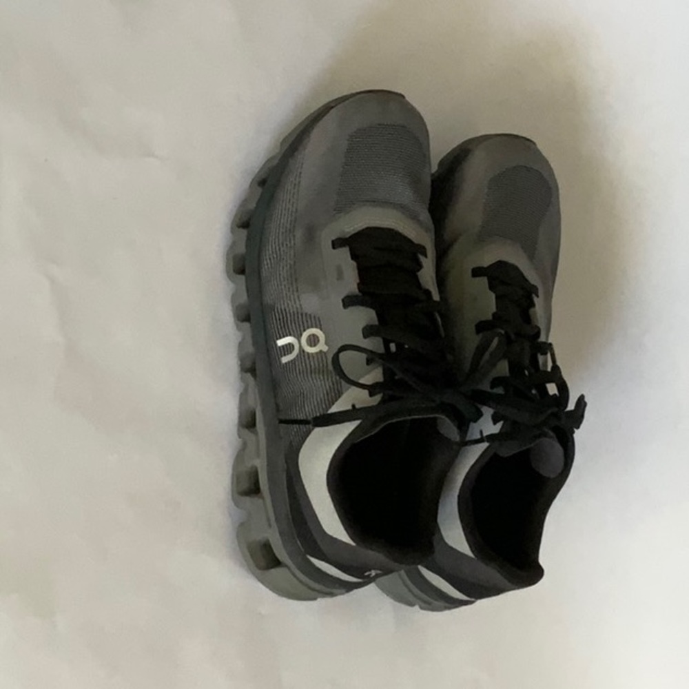 On Running womens Black and Gray Running Shoes